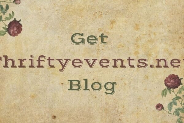 get thriftyevents.net blog