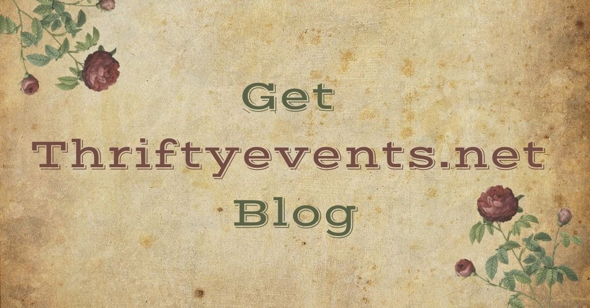 get thriftyevents.net blog